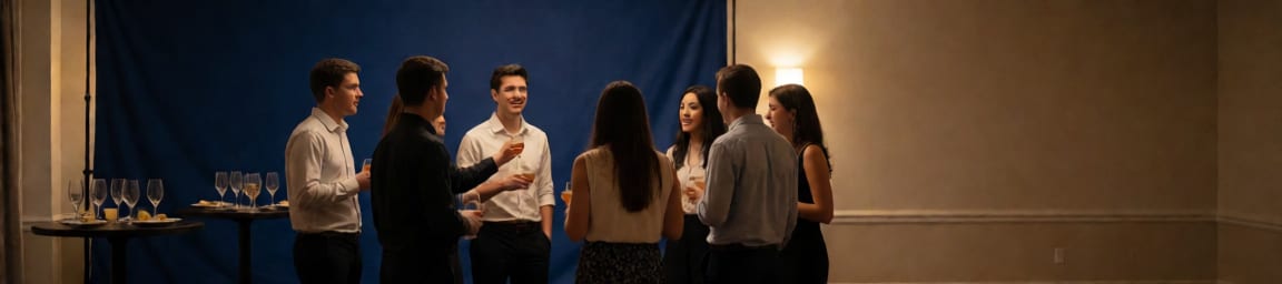 聯盟活動海報：青年專才交流酒會
