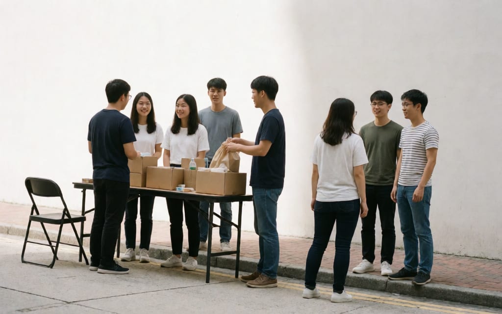 聯盟活動現場與會員合影